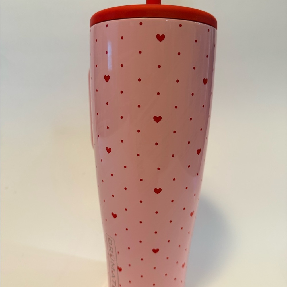 BrüMate Eras 40oz Pink Heart Patterned Tumbler